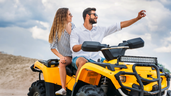 Quad bike og kamelridt i Sharm el-Sheikh med valgfri beduinsk middag og show
