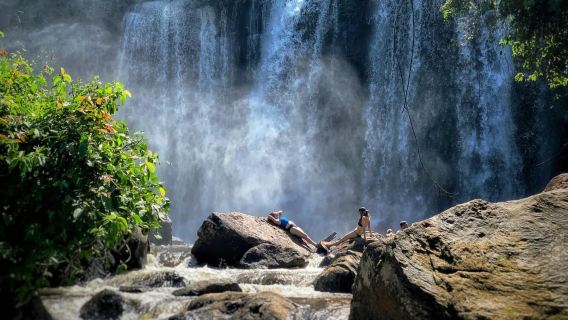 PRIVATE TOUR - Full day Kulen Mountain and Khmer Palm Villages with Lunch in Siem Reap
