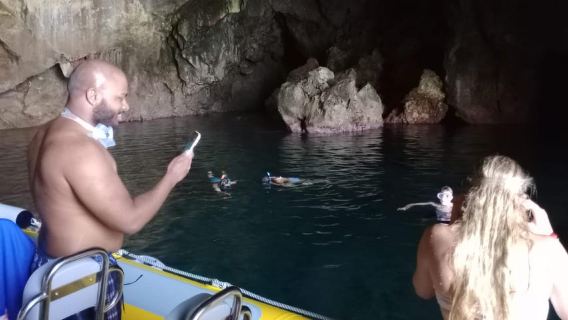 Can Picafort: Dolphin Watching Boat Tour, Swimming stop