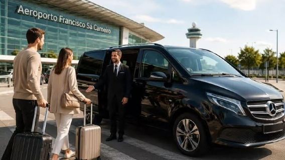 Traslado privado desde el aeropuerto de Oporto a hoteles de Oporto y Gaia