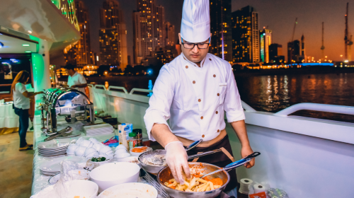 Dubai Lotus Mega Yacht Dinner Cruise Transport Passes 2