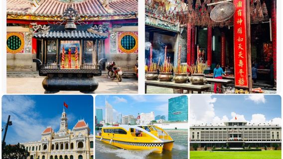 From Ho Chi Minh City: Explore Saigon's Highlights, Chinatown & Water Bus Ride