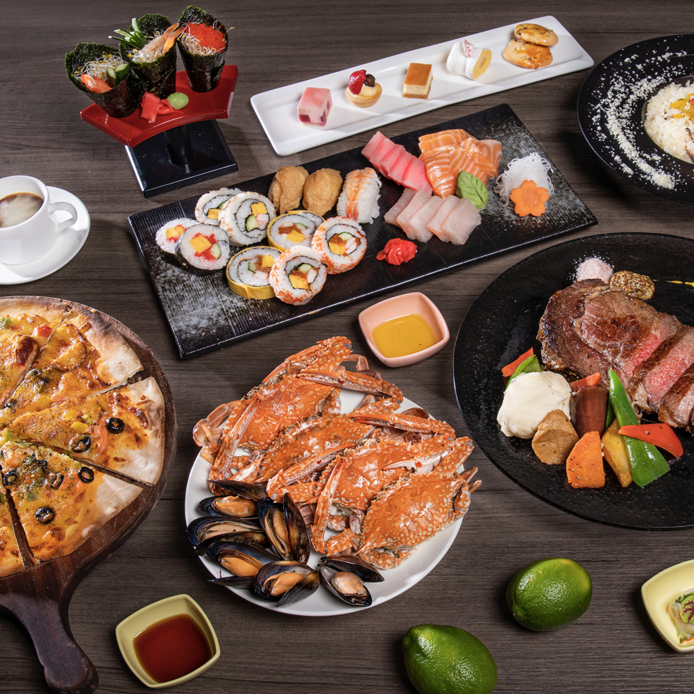 Taipei Caesar Hotel Baiyan Buffet Restaurant buffet lunch or dinner coupon (holiday + NT$200)