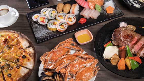 Kai Dah Grand Hotel Taipei Baiyan Buffet Restaurant Buffet Lunch or Dinner Voucher (Holiday +NT$200)