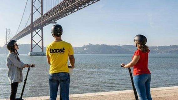 Lisbonne : Visite guidée de 3 heures en Segway le long du Tage jusqu'à Belém