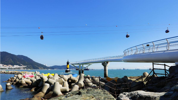 白淺灘/甘川文化村+釜山松島海上纜車+BIFF廣場+海水浴場