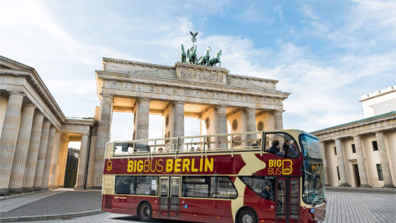 London Big Bus hop-on hop-off open-top sightseeing bus