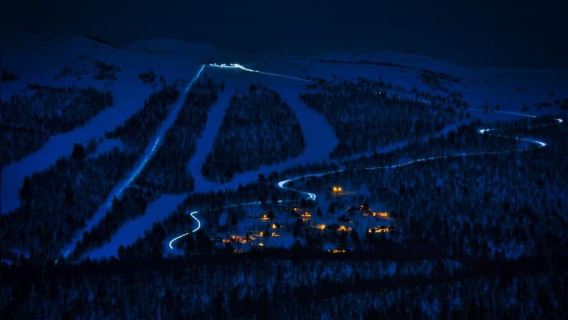 Dagali: 1-stündiges abendliches Schneerodelabenteuer