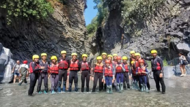 Motta Camastra: Canyoning in the Alcantara Gorges