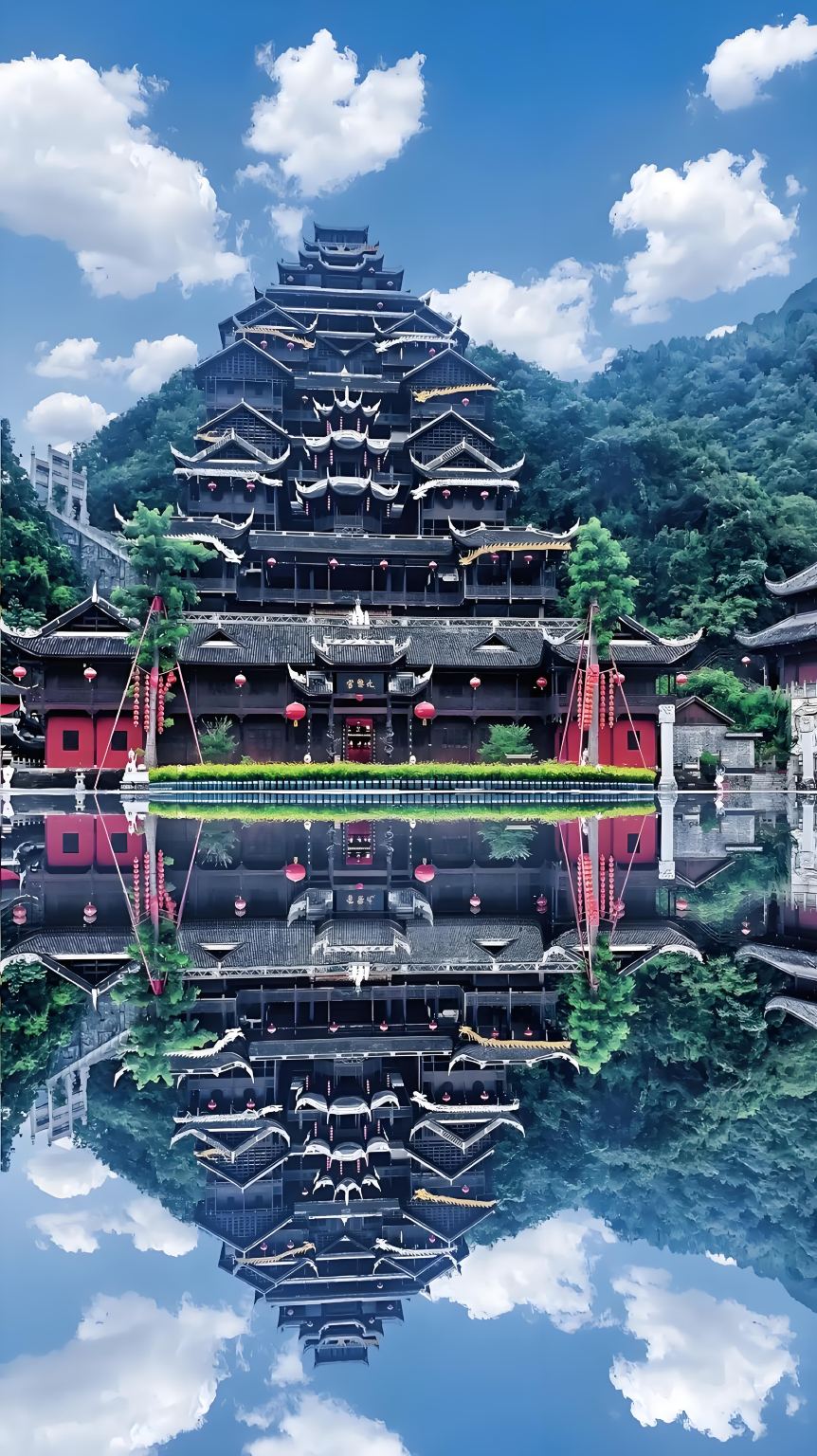 Round-trip Chongqing: 1-day tour to Chiyou Jiuli Palace (Miao ethnic traditional culture)|Optional English guide