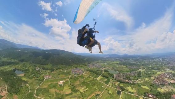 縉雲羊上飛行基地+羊上航空飛行營地滑翔傘基地滑翔傘飛行體驗【刺激飛行+攝影自選+專業飛行教練護航】