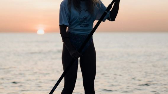 Barcelona: Sunset Paddle Surf