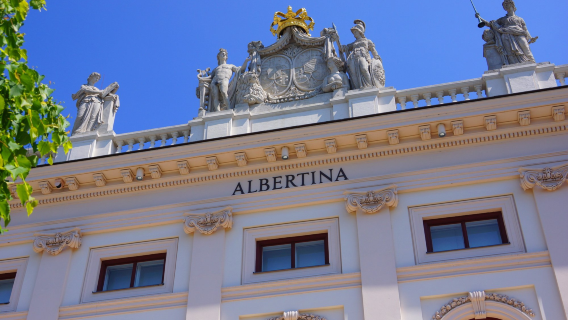 Vienna, Austria Albertina Scan QR code for entry