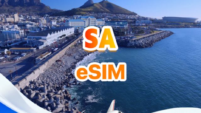 South Africa 4G eSIM | DayPass/Total | 500MB/day - 30GB total | 1-30 days | 24-hour format | QR code