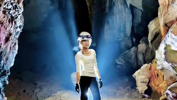 Penerokaan Gua Xinghuo Xingyi Guizhou | Via Ferrata Litar Kecil + Penerokaan Sungai Bawah Tanah Litar Besar | Termasuk peralatan lengkap