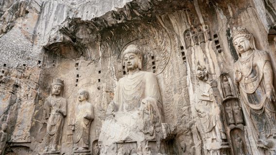 Excursión de un día a las Grutas de Longmen en Luoyang en tren de alta velocidad con transporte de ida y vuelta desde Pekín