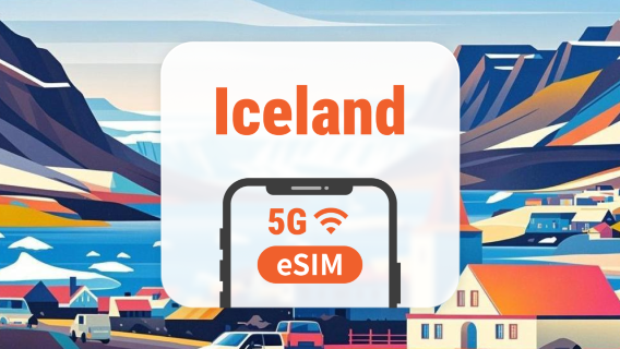 Iceland 5G eSIM | Dual Network • All AI & TikTok | 1–30 Days | QR Code