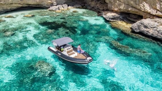 From Cala Gonone: boat trip in Capo Monte Santo Fjords