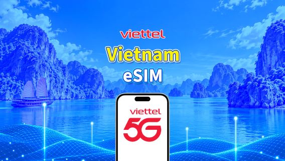 Vietnam Viettel eSIM | 5G/4G | Daglig pakke/data pakke | Naturlig daglig afregning | QR-kode