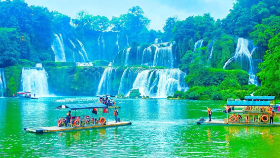 崇左明仕田園/峒那嶼灣/龍宮仙境+德天跨國瀑布景區一日遊【不含門票】