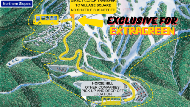 จากเมลเบิร์น: บริการรถบัสรับส่งสู่หมู่บ้าน Mt Buller