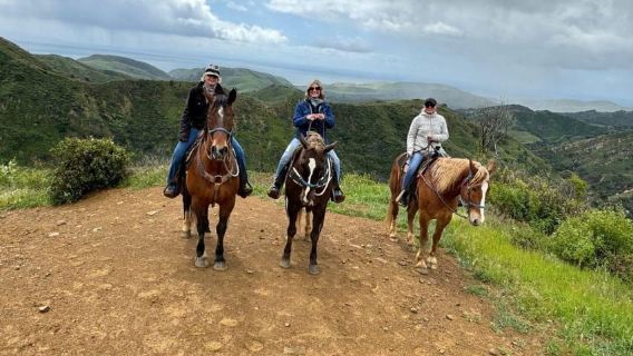 Santa Barbara: tour a cavallo nel canyon panoramico