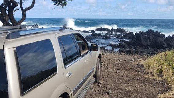 Maui: Tur Setengah Jalan Menuju Pantai Pasir Hitam Hana & Penyu