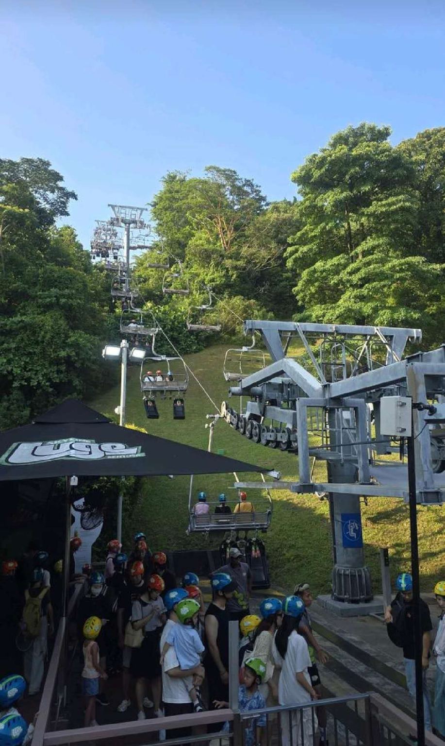 Skyline Luge Singapore Experience