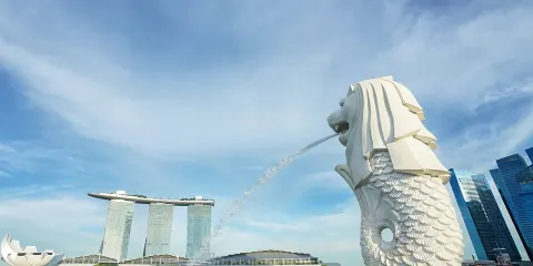 新加坡纜車+國家博物館+魚尾獅+濱海灣+鴨子船+烏節路包車遊