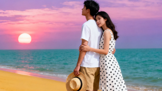 北海僑港海灘旅遊【跟拍攝影親子照情侶閨蜜兒童跟拍家庭旅拍】