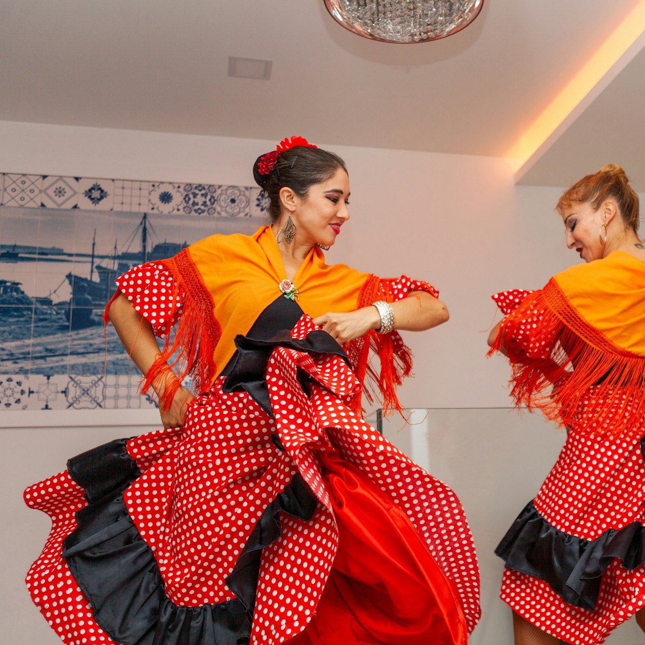 ปอร์ติเมา: การแสดงเต้นรำเซวิลเลียน + ทาปาส