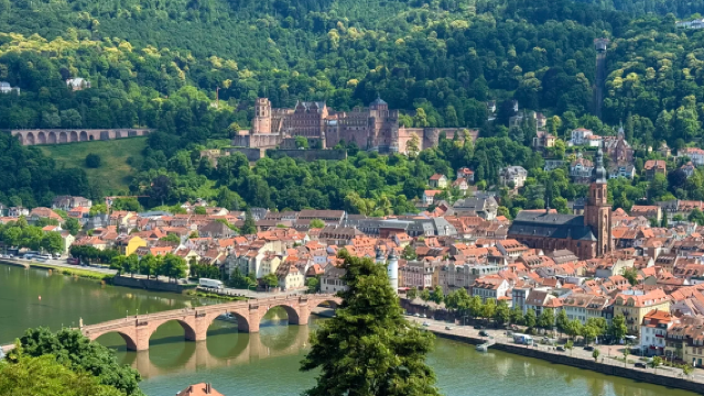 Lawatan Sehari Frankfurt Laluan A: Heidelberg + Rüdesheim + Pelayaran Lembah Rhine