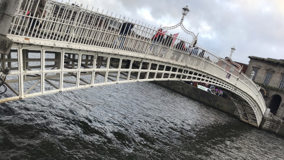 Ireland | Dublin - Jambatan Half Penny + Patung Molly Malone - lawatan sehari - bergegas/tiket masuk tidak termasuk
