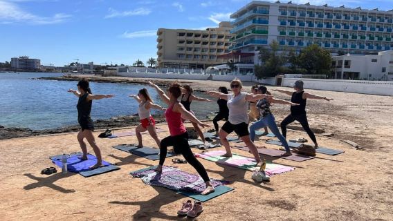 Beach Yoga in Ibiza – Morning & Sunset Small Group Classes