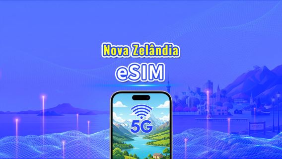 Nova Zelândia 5G eSIM | Rede Dupla | Pacote de dados diário/total | 1–30 dias | Cobrança de 24 horas | Código QR