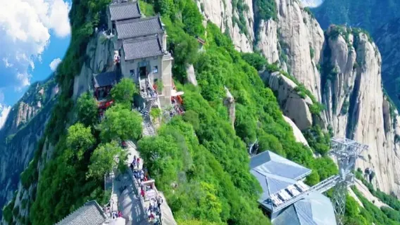 Mount Hua Adventure Day Tour + Cable Car + Pick-up | Small Group Departing from Xi'an