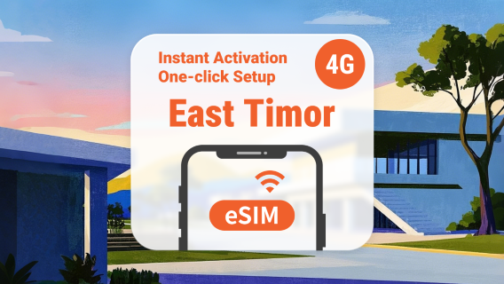 Oost-Timor eSIM | TikTok-toegang | 1–30 dagen | Directe QR-code