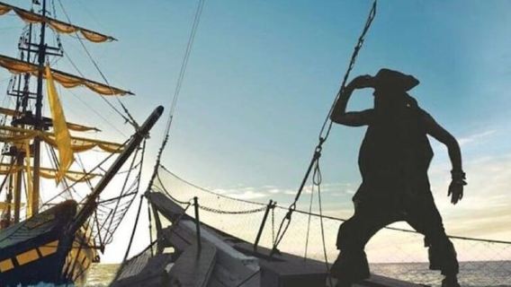 Cabo San Lucas: Cena al atardecer en un barco pirata