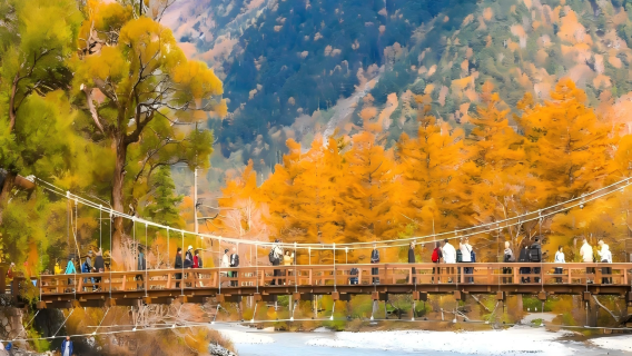 1-person group tour | 1-day Kamikōchi walking and photography tour in Ueno City, Japan