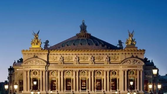 法國巴黎歌劇院+埃菲爾鐵塔+吉維尼小鎮一日遊