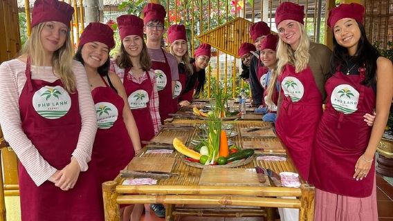Hoi An: Cooking Class with Market, Lantern Making, Basket Boat
