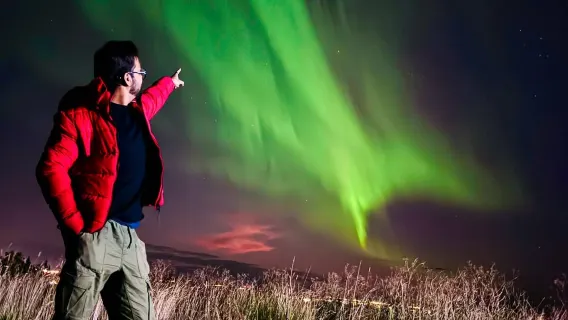 Esperienza di esplorazione dell'aurora boreale in Islanda con tour in cinese/garanzia di rimborso se non visibile/partenza giornaliera con opzione di trasferimento