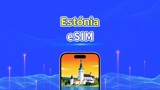 eSIM da Estônia | Dados de alta velocidade | 5G/4G | Pacote diário/de dados | 1-30 dias | 24 horas | Código QR