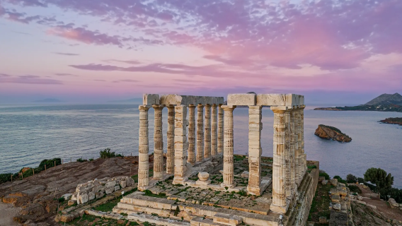 Chinese private charter tour - Acropolis of Athens + Plaka + Cape Sounion + Temple of Poseidon + Temple of Zeus