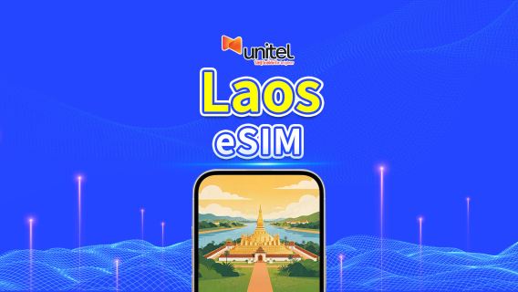 Laos Unitel 4G/5G eSIM | Pacchetto dati giornaliero/totale | 5–30 giorni | Fatturazione 24 ore | Codice QR