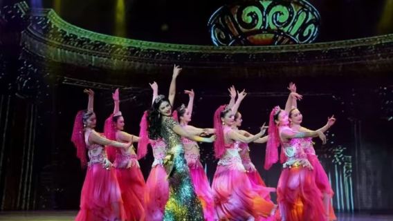Xinjiang grand bazaar "Silk road · millennium impression" (ethnic song and dance dinner + bazaar food buffet)