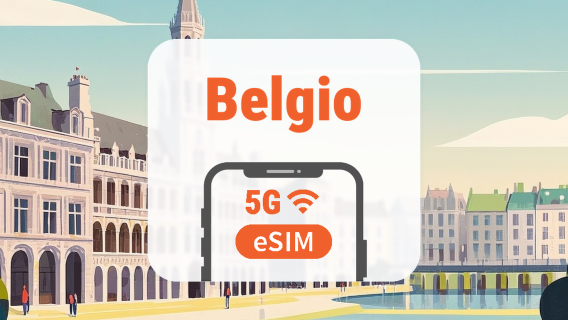 Belgio 5G eSIM | AI & TikTok | 1–30 Giorni | Codice QR