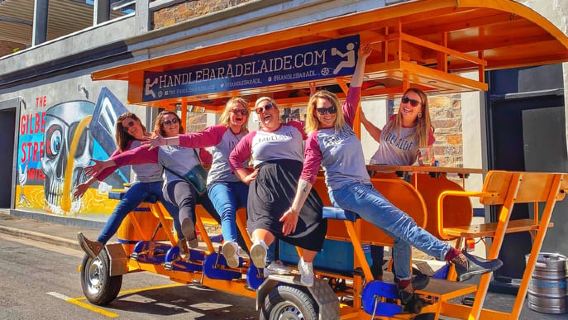 Adelaide: HandleBar Bike Tour with Pub Stops & Dinner Option