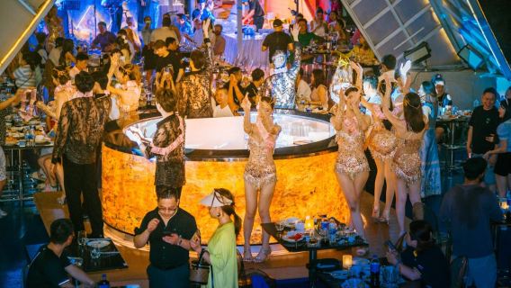 Oriental Princess Cruise / Sea & Sky Feast with Male Models & Mermaid Show & Dance Performance & Luxury Buffet & Oceanview Restaurant / All Star Cruise Night Tour of Pattaya / Round-trip Transfer