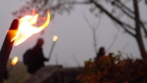 Torchlight mulled wine hike in Wiesbaden